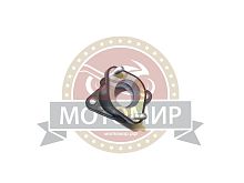 Патрубок карбюратора CG125 (коллектор впускной) загнутый (резин) Хантер