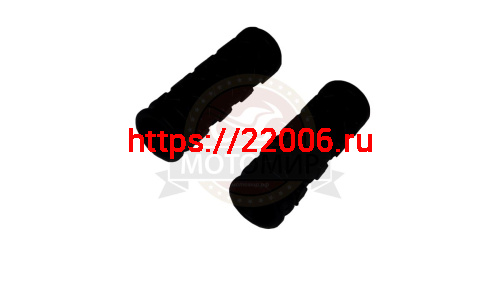 Грипсы для велосипеда  85мм детские, резина (d-22,2), чёрные фото 3