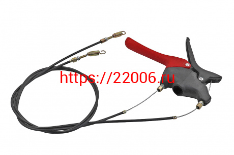 Ручка троса сцепления (сдвоенная) переднего и заднего ходов в сборе с тросами для МБ Ручка троса сцепления (сдвоенная) переднего и заднего ходов в сборе с тросами для МБ