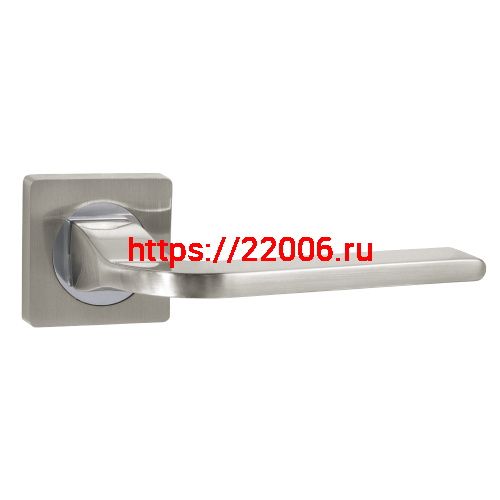 Ручка Ajax (Аякс) раздельная K.JK51.SPLINE (SPLINE JK) SN/CP-3 матовый никель/хром