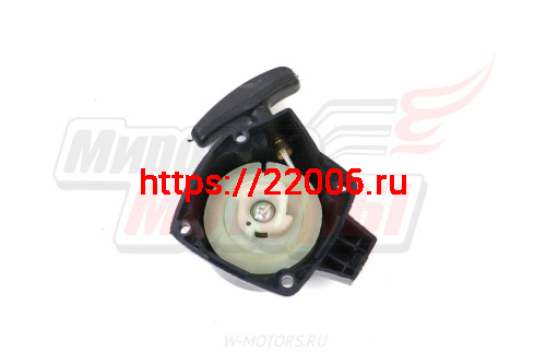 Стартер в сборе мотокосы GBC-026 (плавный пуск) фото 2 Стартер в сборе мотокосы GBC-026 (плавный пуск) фото 2