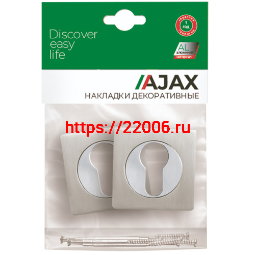 Накладка Ajax (Аякс) под цилиндр ET.K.JK51 (ET JK) CP-8 хром фото 2 Накладка Ajax (Аякс) под цилиндр ET.K.JK51 (ET JK) CP-8 хром фото 2