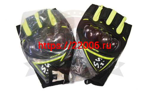 Перчатки SCOYCO (оригинал) МС-44D, цвет зеленый,  р-р  L