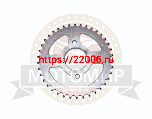 Венец (Z38) 530 (d58mm - 4 х 63mm) цепи, ведомая CG/CB125-250; TTR250a std (original)(НАБОР) Венец (Z38) 530 (d58mm - 4 х 63mm) цепи, ведомая CG/CB125-250; TTR250a std (original)(НАБОР)