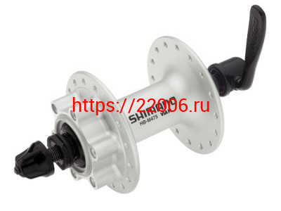 Втулка передняя SHIMANO HB-M475 ALIVIO, 32Н, под диск (6 болтов), OLD:100мм, ось:108мм, серебристая, Втулка передняя SHIMANO HB-M475 ALIVIO, 32Н, под диск (6 болтов), OLD:100мм, ось:108мм, серебристая,