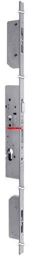 Multitop Cisa (Чиза) MAX 49746.35.0 механич., плоская пл. 24x3 inox backset 85 Multitop Cisa (Чиза) MAX 49746.35.0 механич., плоская пл. 24x3 inox backset 85
