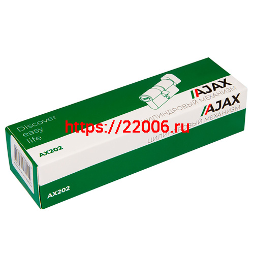 Цилиндровый Ajax (Аякс) механизм (AX202/60) AX2002Knob60 (25+10+25) CP хром с вертушкой фото 2 Цилиндровый Ajax (Аякс) механизм (AX202/60) AX2002Knob60 (25+10+25) CP хром с вертушкой фото 2