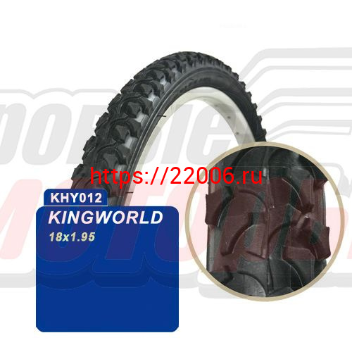 Велопокрышка 18"х 2,125 (KHY012) Kingworld Велопокрышка 18"х 2,125 (KHY012) Kingworld