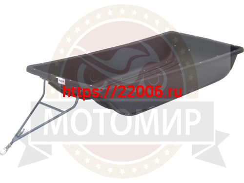 Сани волокуши снегоходные 1450 с накладками, демпфером (1500х710х260) Сани волокуши снегоходные 1450 с накладками, демпфером (1500х710х260)
