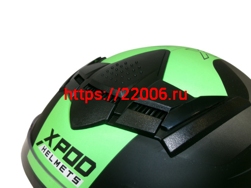 Шлем TVS RACING (Индия) XPOD DULL BLACK NEON GREEN размер XL фото 8 Шлем TVS RACING (Индия) XPOD DULL BLACK NEON GREEN размер XL фото 8