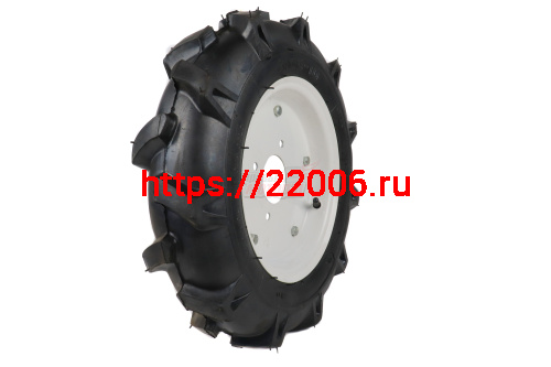 Колесо МБ 4,00-10 "Ёлочка" в сборе с диском (4отв.) Колесо МБ 4,00-10 "Ёлочка" в сборе с диском (4отв.)