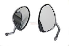 Зеркала (001) пласт. под хром "Каплевидные" объемные (в уп. 50 пар)