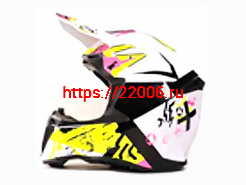 Мотошлем VIRTUE MD-902 Кросс бело-черный (S) Мотошлем VIRTUE MD-902 Кросс бело-черный (S)