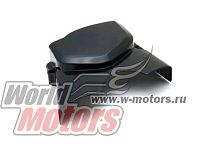 Крышка ведущей звезды Storm Indigo чёрная 70-125 cc