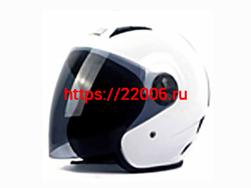 Мотошлем VIRTUE MD-207 открытый белый темное стекло (M) Мотошлем VIRTUE MD-207 открытый белый темное стекло (M)