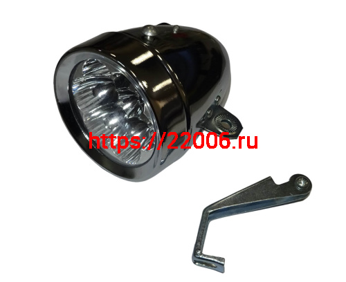 Фара Вело передняя, 7 диодов (под батарейки ААх3) Фара Вело передняя, 7 диодов (под батарейки ААх3)