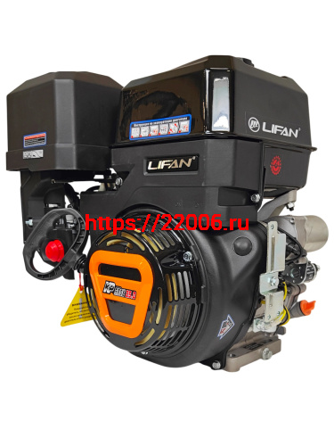 Двигатель LIFAN 25 л.с. KP 520E  ЭЛ.СТАРТЕР с катушкой освещения 12В 18А 216Вт фото 2