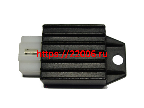 Реле регулятор 4 конт. малый GY6-50 (GY6-125-516)(GY6-125-04R) (АЛЬФА) фото 2