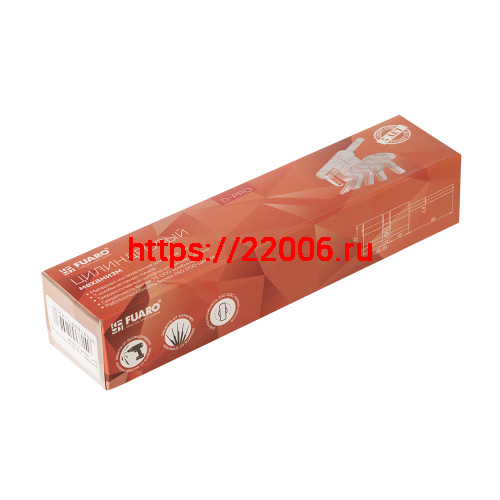 Цилиндровый Fuaro (Фуаро) механизм D-PRO5007 Tang 80 w/k (45+10+25) BL-24 черный 5Key без верт. фото 2