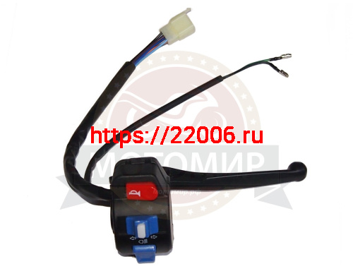 Переключатель скутер SLASH, QT-4,-18 левый (барабанный тормаз) Переключатель скутер SLASH, QT-4,-18 левый (барабанный тормаз)