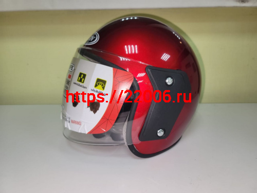 Мотошлем FGN-201 открытый красный (без размера) Мотошлем FGN-201 открытый красный (без размера)