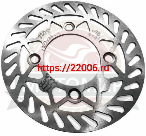 Диск тормозной передний (200х76х3) (отв: 4х71) TTR125