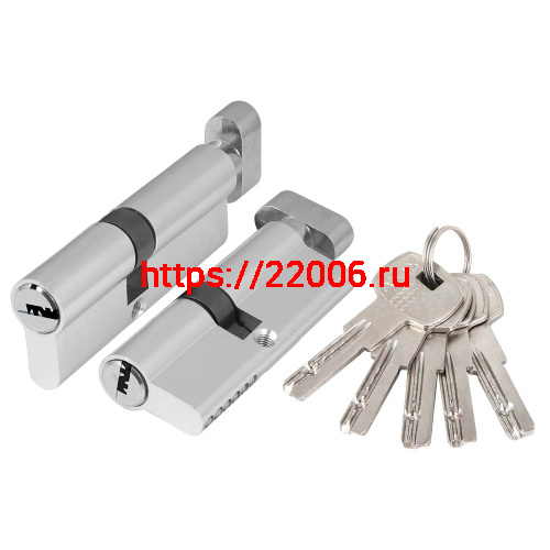 Цилиндровый Ajax (Аякс) механизм (AZ202/80) AZ2002Knob80 (30+10+40) CP хром Цилиндровый Ajax (Аякс) механизм (AZ202/80) AZ2002Knob80 (30+10+40) CP хром