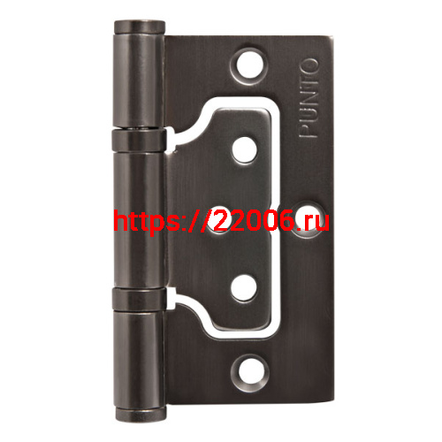 Петля Punto (Пунто) универсальная без врезки IN3200W GR (200-2B 75x2,5) графит Петля Punto (Пунто) универсальная без врезки IN3200W GR (200-2B 75x2,5) графит