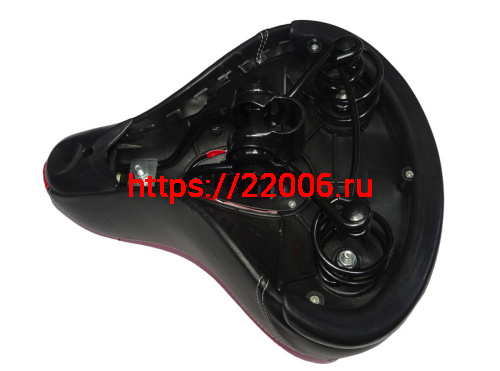 Сиденье вело простое на пружинах 265х235мм, двухцветное (EPSD-63) фото 3 Сиденье вело простое на пружинах 265х235мм, двухцветное (EPSD-63) фото 3