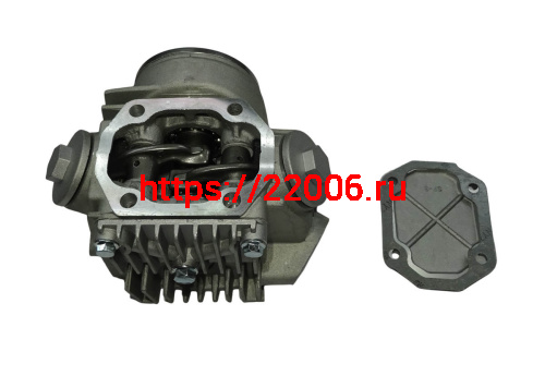 Головка цилиндра "Альфа, Zodiak" в сборе 47 мм (70см3) (клапана, распр., коромысло и т.д.) фото 3