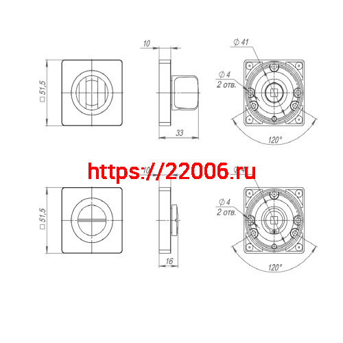 Ручка Punto (Пунто) поворотная BK6.K.ZQ51 (BK6 ZQ ) GR-23 графит фото 3 Ручка Punto (Пунто) поворотная BK6.K.ZQ51 (BK6 ZQ ) GR-23 графит фото 3