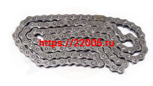 Цепь (428) SFR -122 зв. приводная  Баджадж Боксер 150  JV141004 (НАБОР) (аналог) фото 2