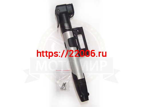 Насос вело ручной STELS 27х173мм, алюм./пластик,Авто./Presta,крепл. к раме HP-13 серебо. Насос вело ручной STELS 27х173мм, алюм./пластик,Авто./Presta,крепл. к раме HP-13 серебо.