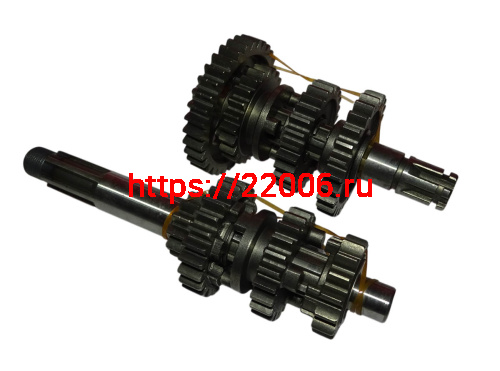 Коробка в сборе Баджадж Боксер 150 (валы и шестерни) для 5 ст.кпп (аналог) Коробка в сборе Баджадж Боксер 150 (валы и шестерни) для 5 ст.кпп (аналог)