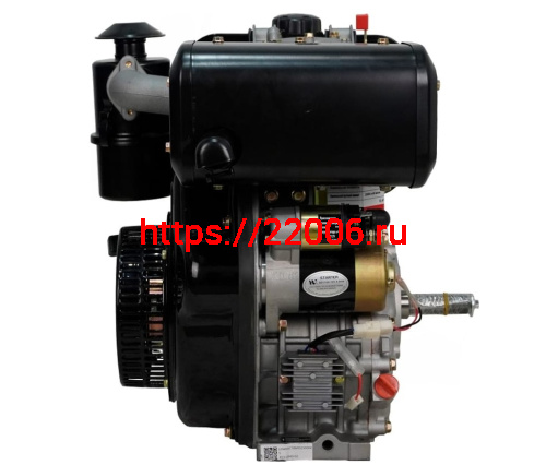 Двигатель LIFAN 10 л.с. С186FD дизельный (вал d25 мм) руч /эл. старт фото 3 Двигатель LIFAN 10 л.с. С186FD дизельный (вал d25 мм) руч /эл. старт фото 3