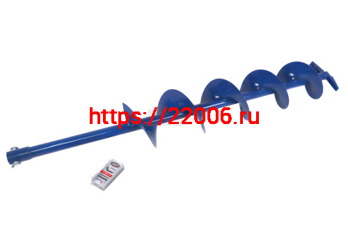Шнек для льда к мотобуру D-150мм, L-1000мм, d пос.-20мм, ножи прямые (BRAIT, Carver, Калибр) Шнек для льда к мотобуру D-150мм, L-1000мм, d пос.-20мм, ножи прямые (BRAIT, Carver, Калибр)