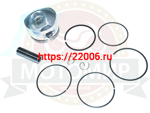 Поршень 47,00 мм 4 такт. Delta 90 см3 (кольца, палец, стопорн. кольца) h 43мм фото 2