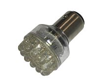 Лампа светодиодная (LED) 12V  (BAY15d)  T25  24SMD  P21/5W  1157 2-конт белая