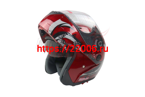 Шлем модуляр CONCORD FL-103 красный "S,M,L,XL,XXL" Шлем модуляр CONCORD FL-103 красный "S,M,L,XL,XXL"