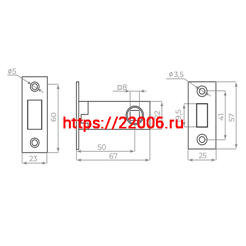 Защелка Ajax (Аякс) врезная MAGNLN50-8 WH белый фото 4 Защелка Ajax (Аякс) врезная MAGNLN50-8 WH белый фото 4