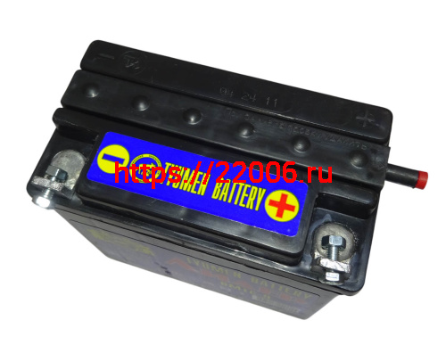 Аккумулятор 12В  9 А/ч, г.Тюмень Лидер (6МТС-9) под болт(140х75х135) обрат. пол., Кислот. Сухозарядж фото 2