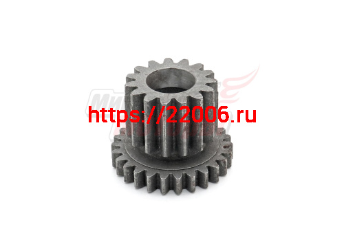 Шестерня распределительная распределит.промеж.вала КПП МБ-8Д, МБ-10Д (15+26 зубов, под гладкий вал)
