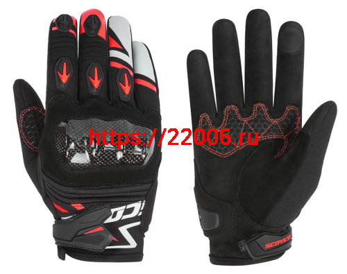 Перчатки SCOYCO (оригинал) MC-137, красные, р-р L Перчатки SCOYCO (оригинал) MC-137, красные, р-р L