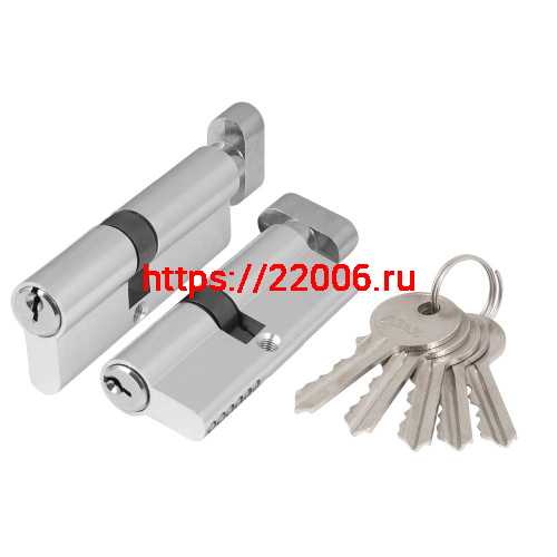 Цилиндровый Ajax (Аякс) механизм (AZ102/80) AZ1002Knob80 (30+10+40) CP хром Цилиндровый Ajax (Аякс) механизм (AZ102/80) AZ1002Knob80 (30+10+40) CP хром