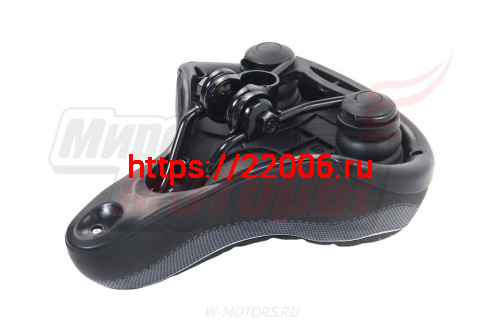 Седло вело с гелем (S-PTS07) на пружинах фото 2 Седло вело с гелем (S-PTS07) на пружинах фото 2