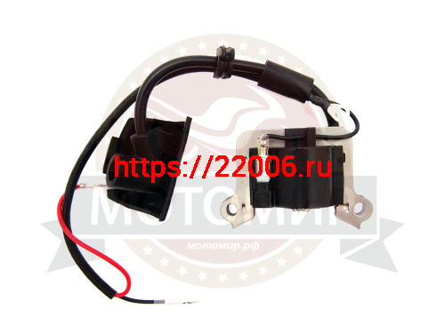 Зажигание мотокосы BC/GBC-043/052 в сборе (L в/в провода 120мм, колпачок 45град) (пришло как 98306) Зажигание мотокосы BC/GBC-043/052 в сборе (L в/в провода 120мм, колпачок 45град) (пришло как 98306)