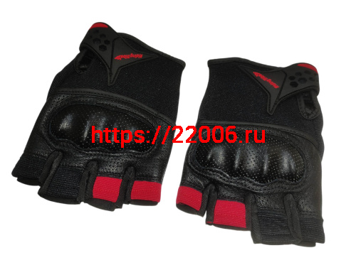 Перчатки PRO-BIKER MCS-57B без пальцев (чёрно-красные), р-р L фото 3 Перчатки PRO-BIKER MCS-57B без пальцев (чёрно-красные), р-р L фото 3