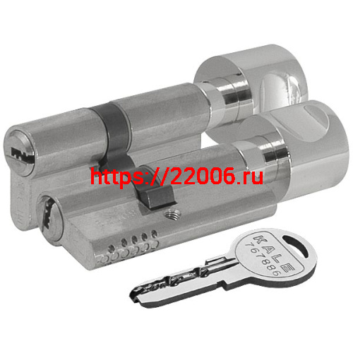 Цилиндровый механизм Kale kilit (Кале килит) с вертушкой 164 OBS SCE/90 (30+10+50) mm никель 5 кл. фото 3 Цилиндровый механизм Kale kilit (Кале килит) с вертушкой 164 OBS SCE/90 (30+10+50) mm никель 5 кл. фото 3