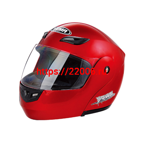 Мотошлем YM-920 красный (M) Мотошлем YM-920 красный (M)