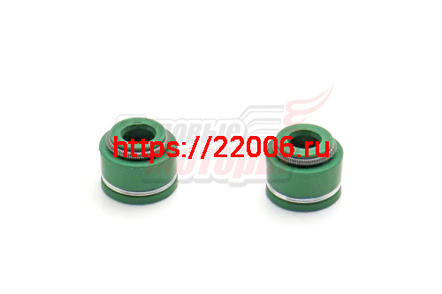 Колпачки маслосъёмные (ПАРА) 157FMI (125CC), 162FMJ (150CC)(С ДВУМЯ ПРУЖИНКАМИ)